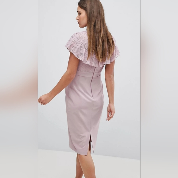 💫❣️ASOS Lace Pencil Midi Dress💫❣️ - Picture 2 of 9